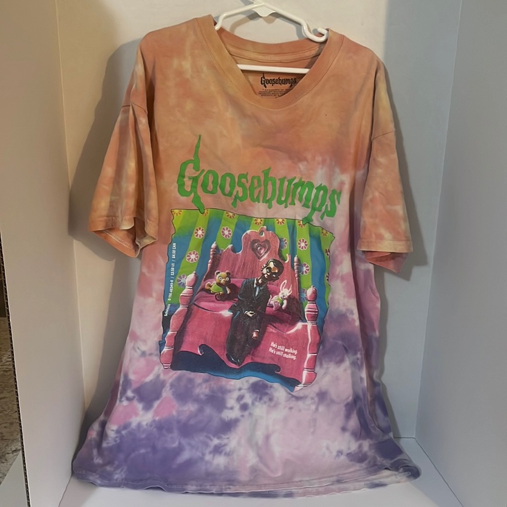 Goosebumps Night of the Living Dummy Tie Dye T-Shirt Size Medium